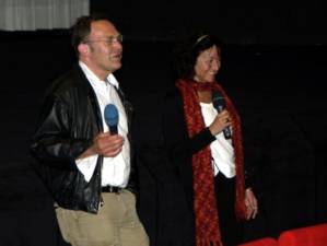 Ursula Scheid und Festivalleiter Hermann Barth nach dem Film